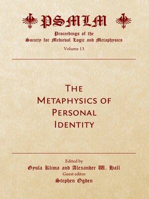 cover image of The Metaphysics of Personal Identity, Volume 13